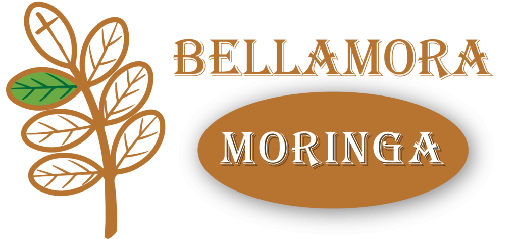 The full bellamora moringa logo without a background
